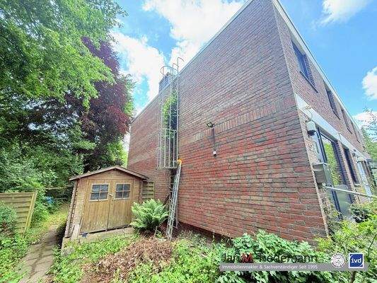 wärmegedämmte Giebelwand