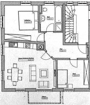 Grundriss Obergeschoss West
