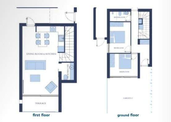 Projekt im Süden Kretas in Strandnähe mit Meerblick und Pool - Villa-Apartment Plakias