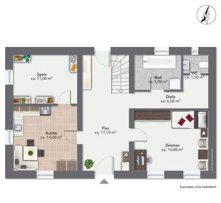 Grundriss Erdgeschoss