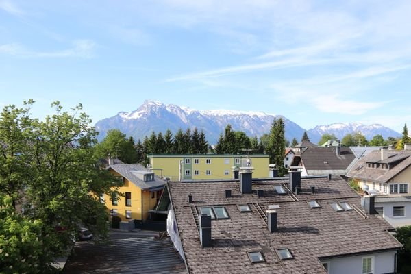 Wohnzimmer Aussicht Untersberg