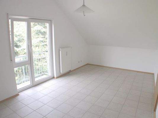 Blick in einen Schlafraum