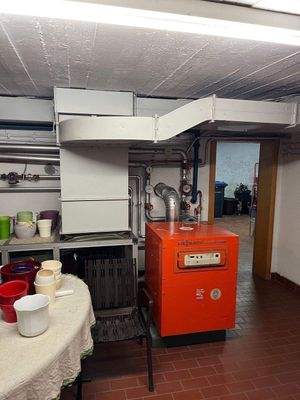 Warmluftheizung mit Gas