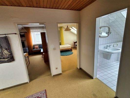 Teilansicht Flur im DG