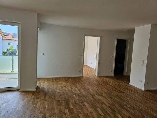 Wohnbereich, Blick zum Kinderzimmer/Büro