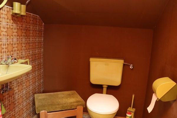 Gäste-WC im Dachgeschoss