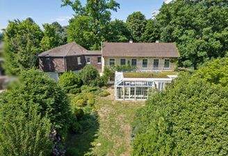 Drohenansicht Garten