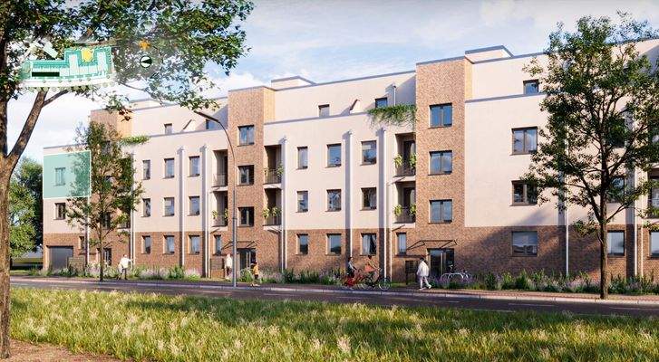 Moderne Eigentumswohnung im zweiten Obergeschoss