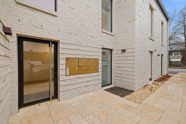 Blick auf den Eingang