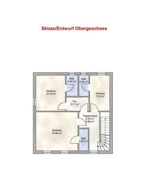 Grundriss Obergeschoss