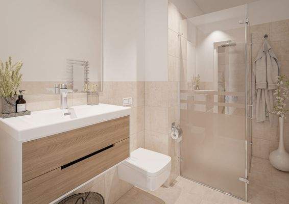 Bad mit Dusche - Projektierung 