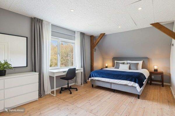 „Beispielhafte Modernisierungsvisualisierung“ Gästezimmer