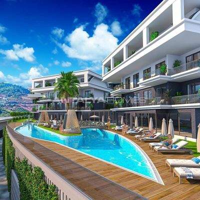 Stylish Real Estate in Luxury Complex in Kargicak Alanya