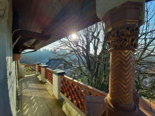 Balkon mit Blick n. Osten