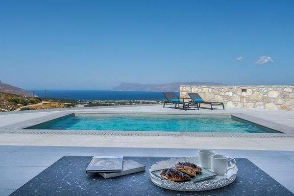 Kreta, Kissamos: Zwei Luxusvillen mit atemberaubendem Meerblick in der Nähe von Kissamos
