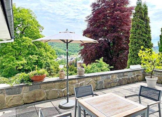 Ausblick von der Sonnenterrasse