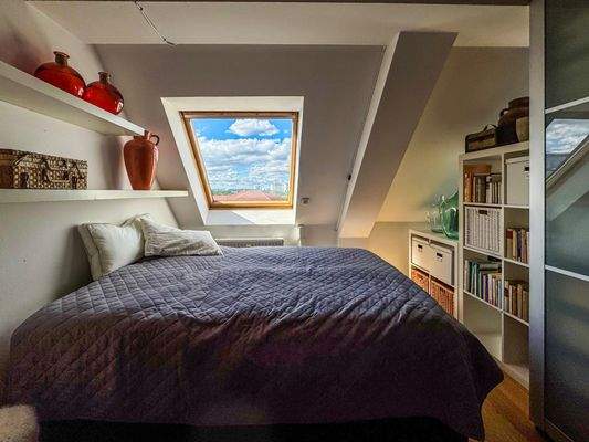 Abgegrenzter Schlafraum