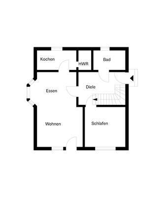 Erdgeschoss Wohnhaus Garten