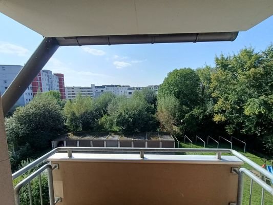 Ausblick vom Balkon