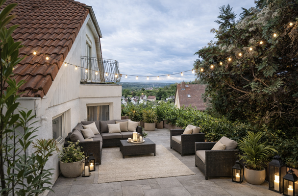 Terrassenbereich EG - Einrichtungsbeispiel