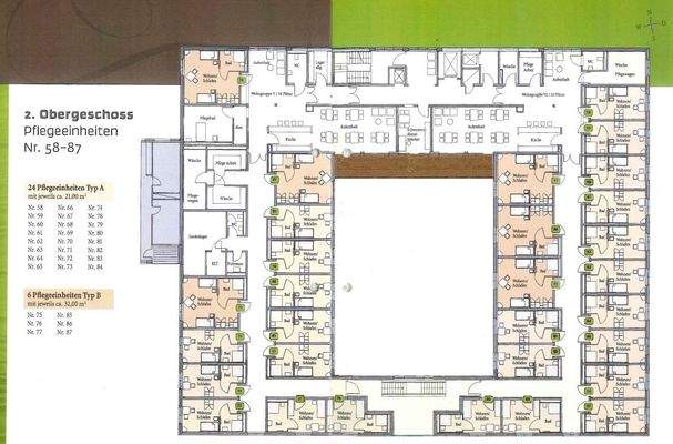 Übersicht 2. Obergeschoss