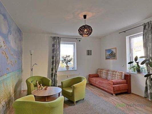 Blick ins Wohnzimmer