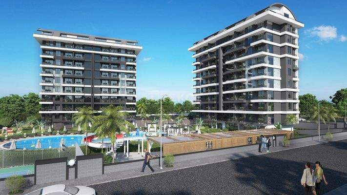 Real Estate Project with Residency Permit in Alanya Demirtaş