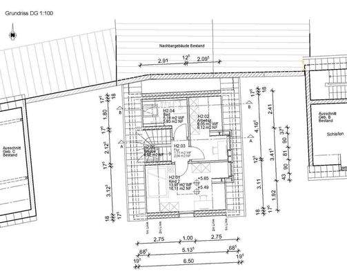 Grundriss Dachgeschoss