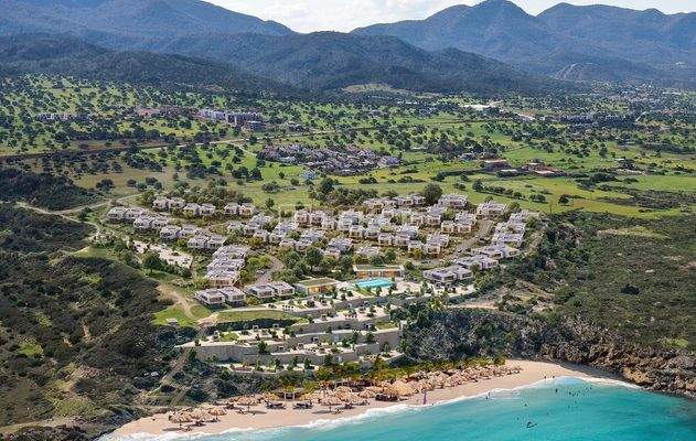 Apartments in a Complex with Private Beach in Gazimağusa