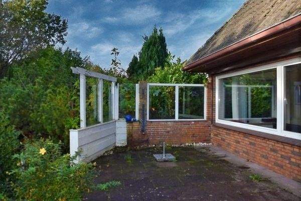 Windgeschützte Terrasse nach Südwesten