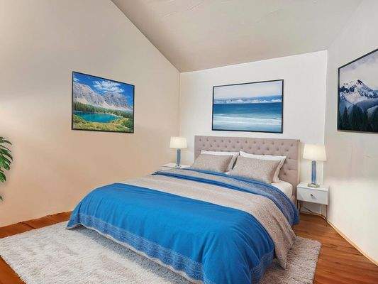 Schlafzimmer virtuelles Homestaging