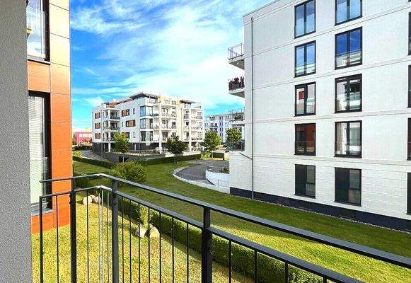 Ausblick Seitenbalkon Ansicht