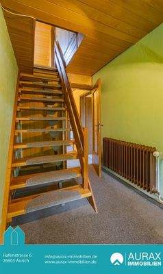 Zugang zur Spitzboden-Whg.