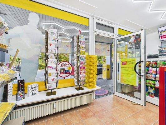 Schaufenster von innen betrachtet