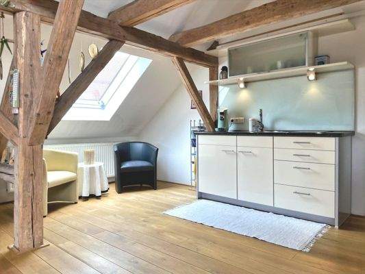 Kaffeeküche im Dachstudio