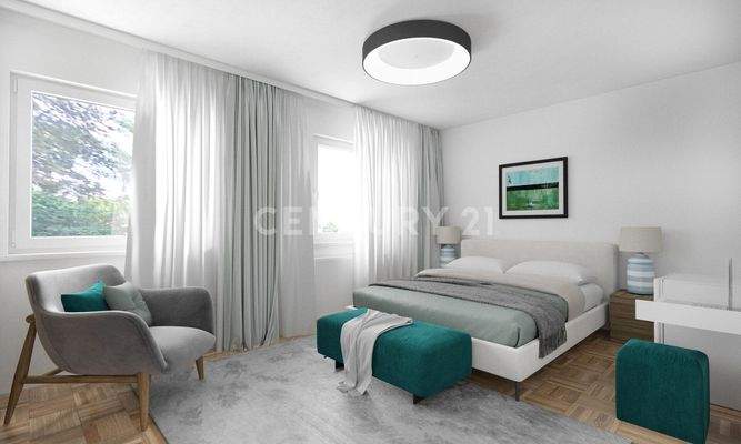 OG Schlafzimmer Visualisierung