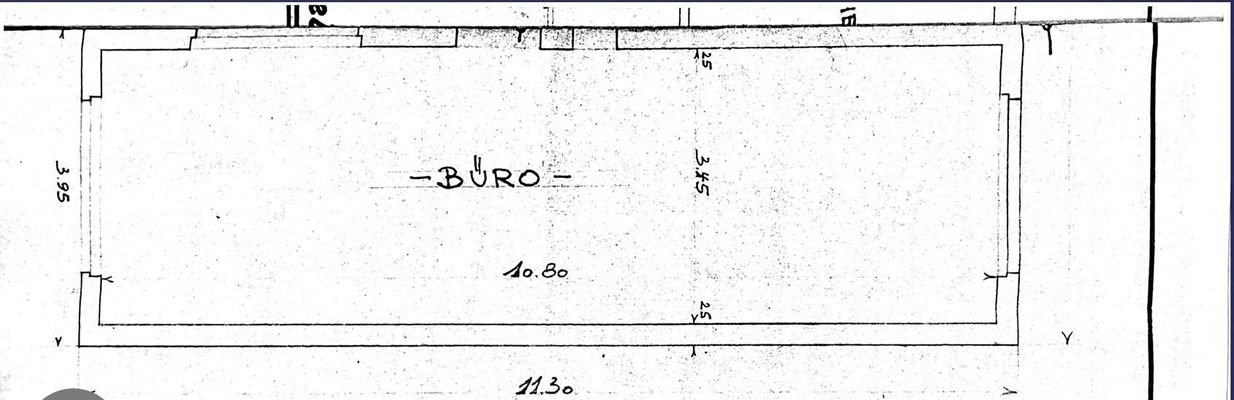 Grundriss Hinterhaus - Büro