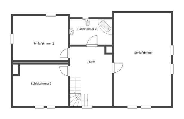 Haus Nr1 Grundriss unbemaßt OG
