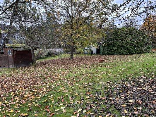 Unterer Grundstücksbereich