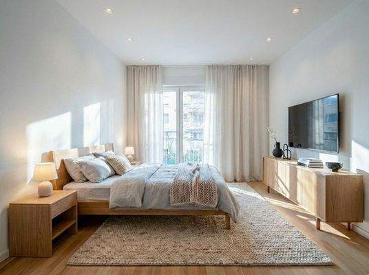 Innenvisualisierung Schlafzimmer