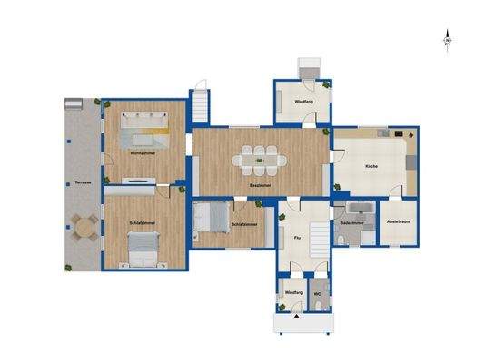 Grundriss Erdgeschoss