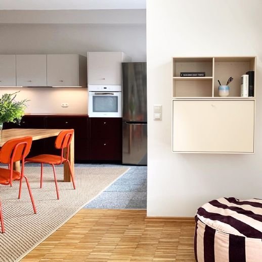Wunderschöne 136 m² Maisonette-Wohnung möbliert