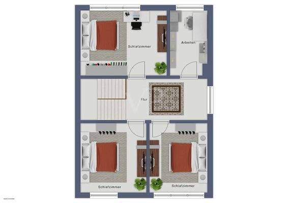 Grundriss Obergeschoss