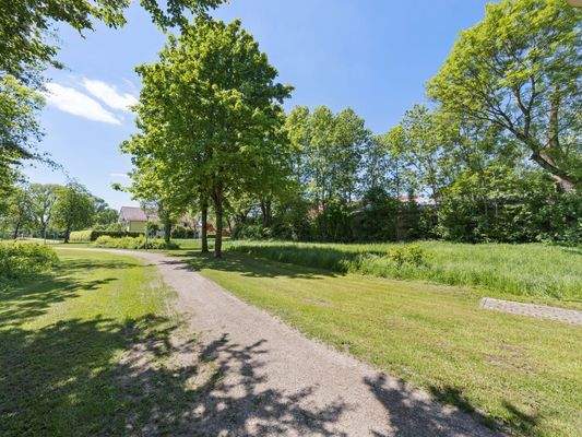 Blick auf das Grundstück