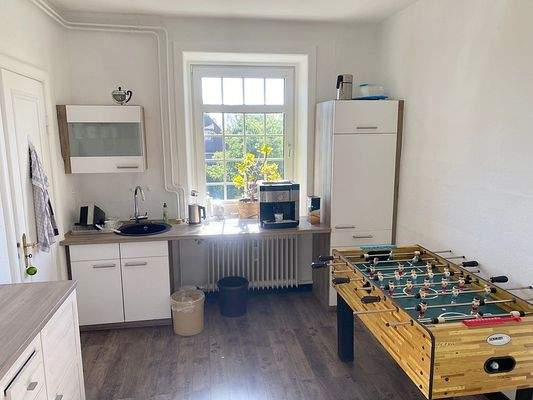 Küche / Sozialraum im Obergeschoss