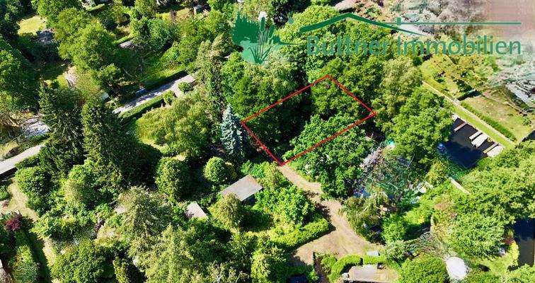 Das Grundstück aus der Vogelperspektive