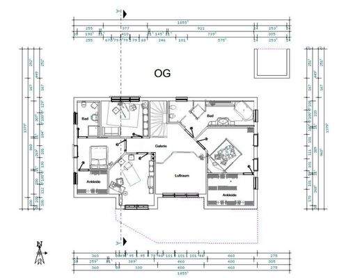 Grundriss Obergeschoss