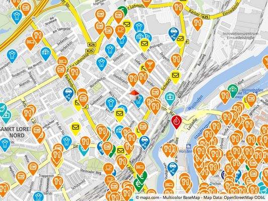 Geolyzer Kartenausschnitt