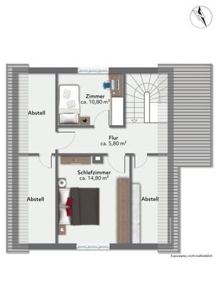 Grundriss Obergeschoss