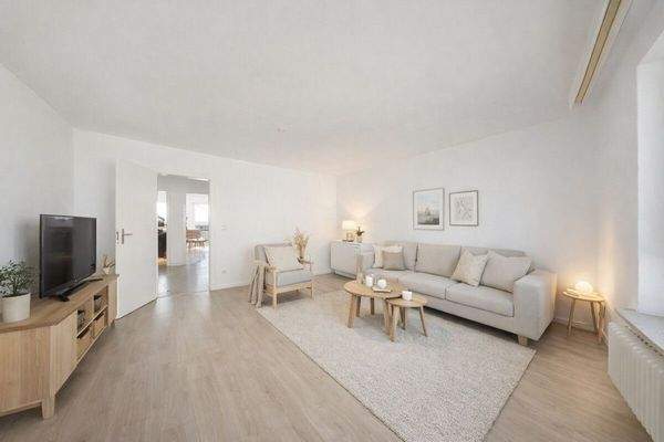 Wohnzimmer renoviert